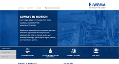 Desktop Screenshot of elwema.de
