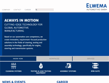 Tablet Screenshot of elwema.de